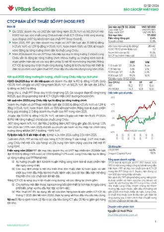 FRT: Báo cáo cập nhật KQKD Q4/2025