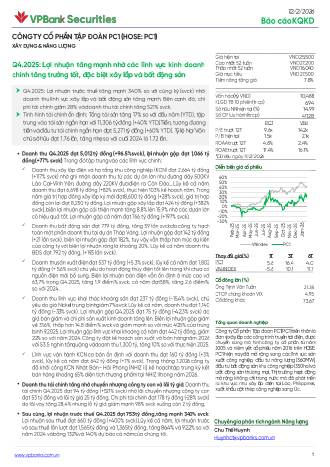 PC1: Báo cáo cập nhật KQKD Q4/2025