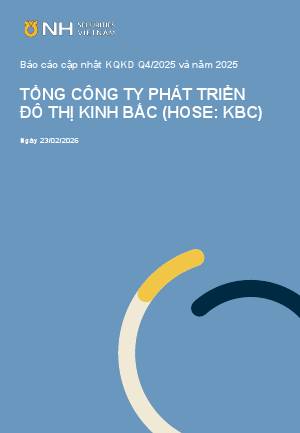 KBC: Báo cáo cập nhật KQKD Q4/2025