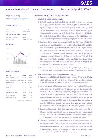 DXG: Báo cáo cập nhật KQKD Q4/2025