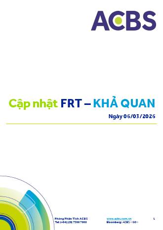FRT: Khuyến nghị KHẢ QUAN với giá mục tiêu 171,700 đồng/cổ phiếu