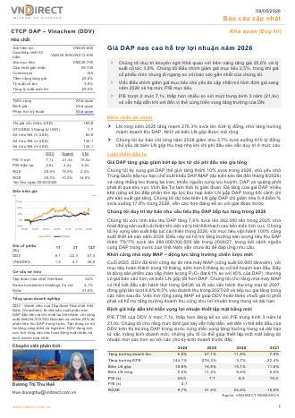 DDV: Khuyến nghị KHẢ QUAN với giá mục tiêu 38,700 đồng/cổ phiếu