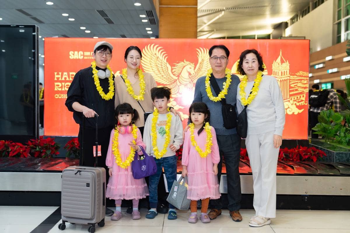 Cảng HKQT Phú Quốc đón chuyến bay "xông đất" từ Hàn Quốc