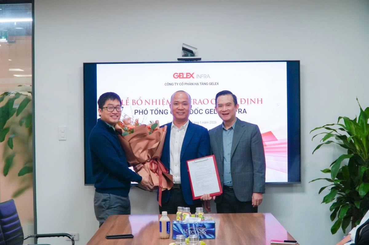 Hạ tầng GELEX bổ nhiệm Phó Tổng Giám đốc, tăng cường năng lực triển khai chiến lược phát triển