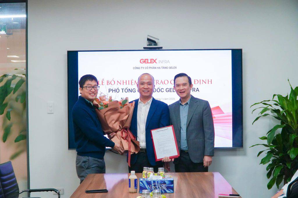 Hạ tầng GELEX bổ nhiệm Phó Tổng Giám đốc, tăng cường năng lực triển khai chiến lược phát triển