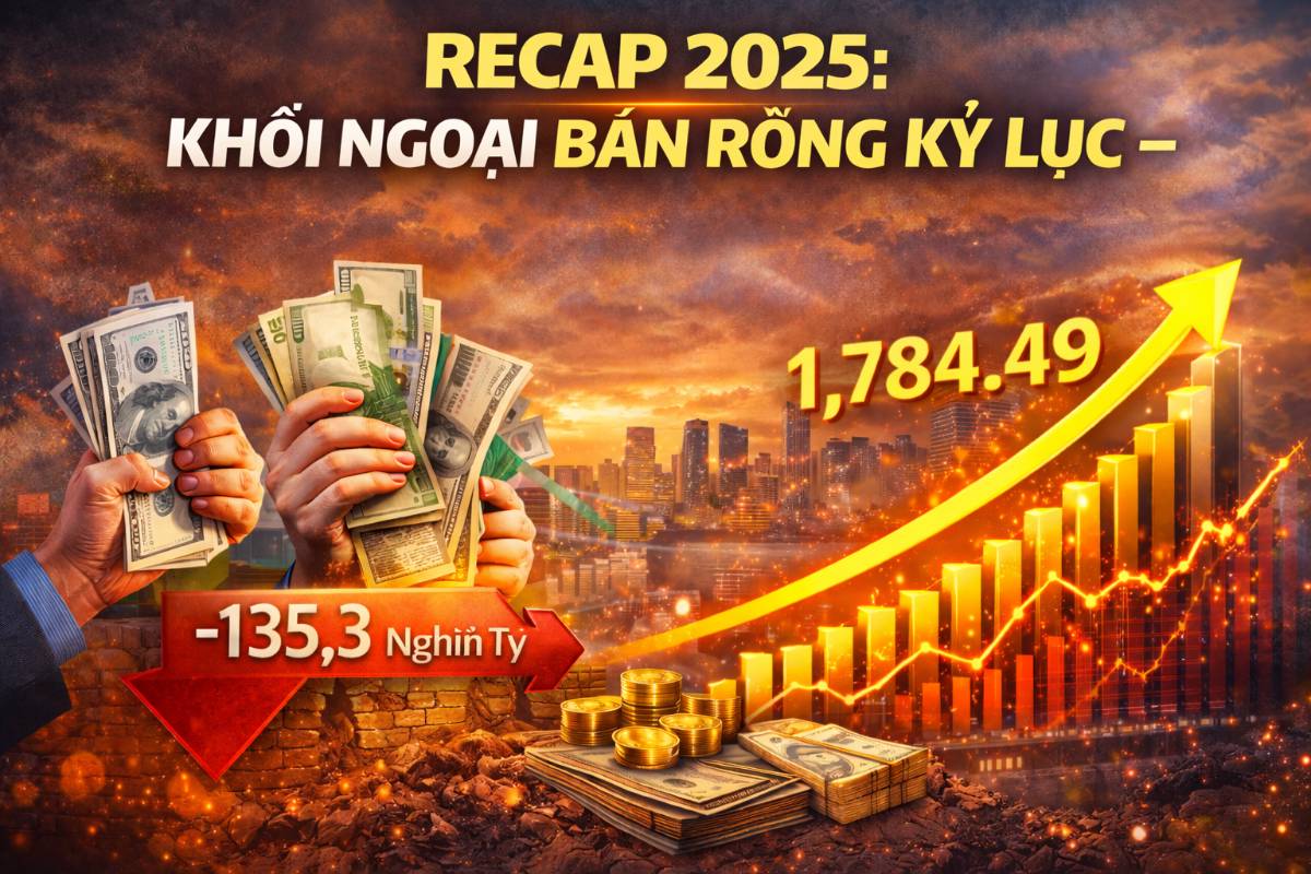 Recap 2025: Khối ngoại bán ròng kỷ lục – Vnindex vẫn lập đỉnh, điều gì đang thực sự xảy ra?