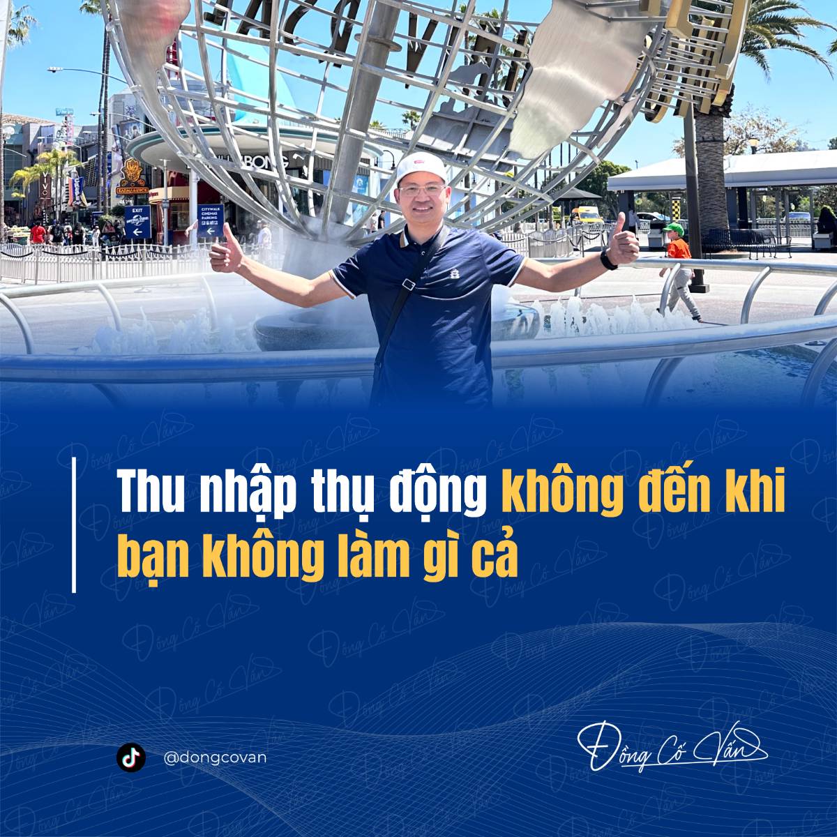 Thu nhập thụ động không đến khi bạn không làm gì cả