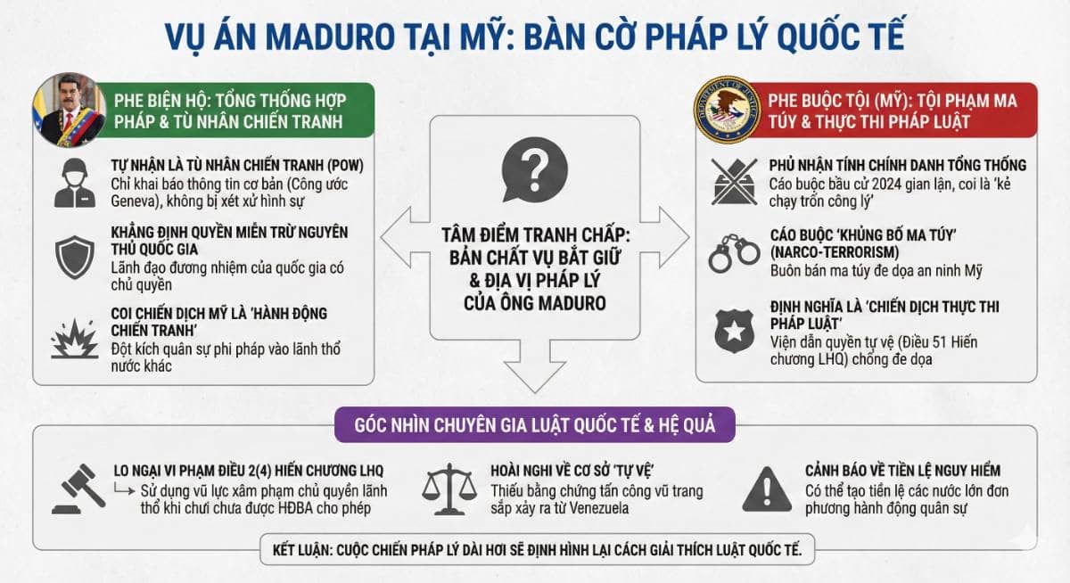 Diễn biến mới nhất vụ án Maduro: Khi "tổng thống" đối đầu "thẩm phán" - Ai đang nắm giữ công lý?