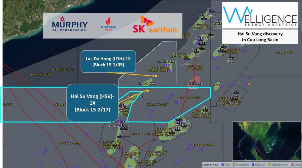 PHÁT HIỆN "SIÊU MỎ" 430 TRIỆU THÙNG DẦU: CÚ HÍCH TỶ USD CHO NGÀNH DẦU KHÍ VIỆT NAM. Tập đoàn Murphy  ...