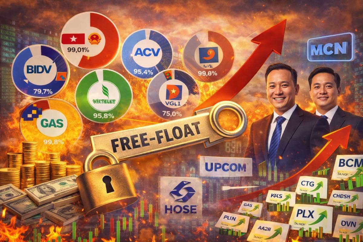 “Cú hích free-float” 2026: Vì sao cổ phiếu dnnn đồng loạt tăng trần – thoái vốn nhà nước đang thực sự bắt đầu?