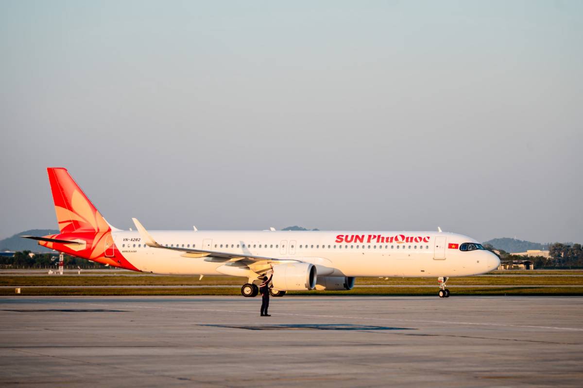 Sun PhuQuoc Airways đạt chỉ số đúng giờ 93,5% tháng 12/2025, cao nhất toàn ngành hàng không nội địa