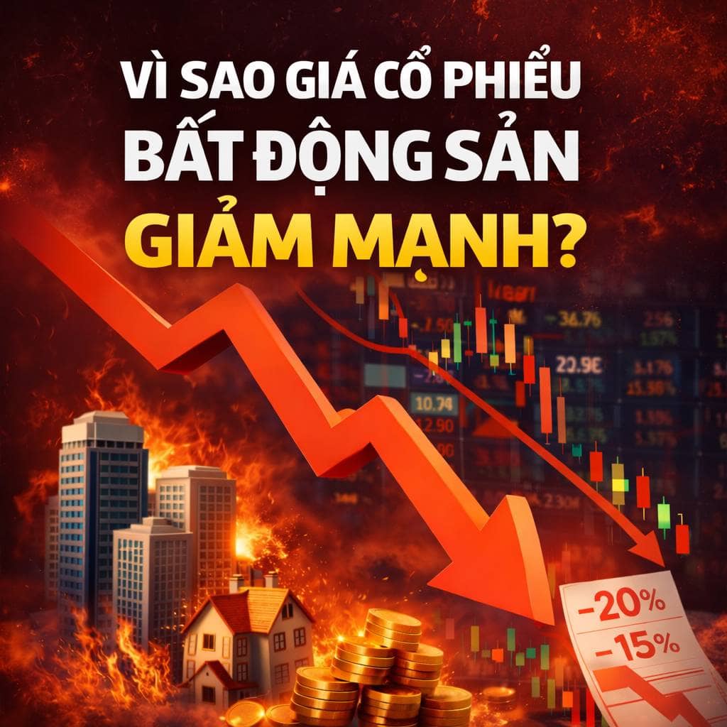 Vì sao nhóm bất động sản giảm mạnh?