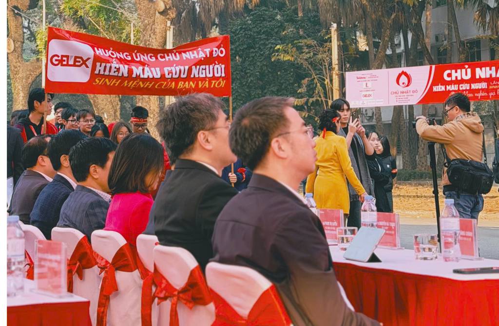 GELEX đồng hành cùng “Chủ Nhật Đỏ” 2026: lan tỏa giọt hồng nhân ái