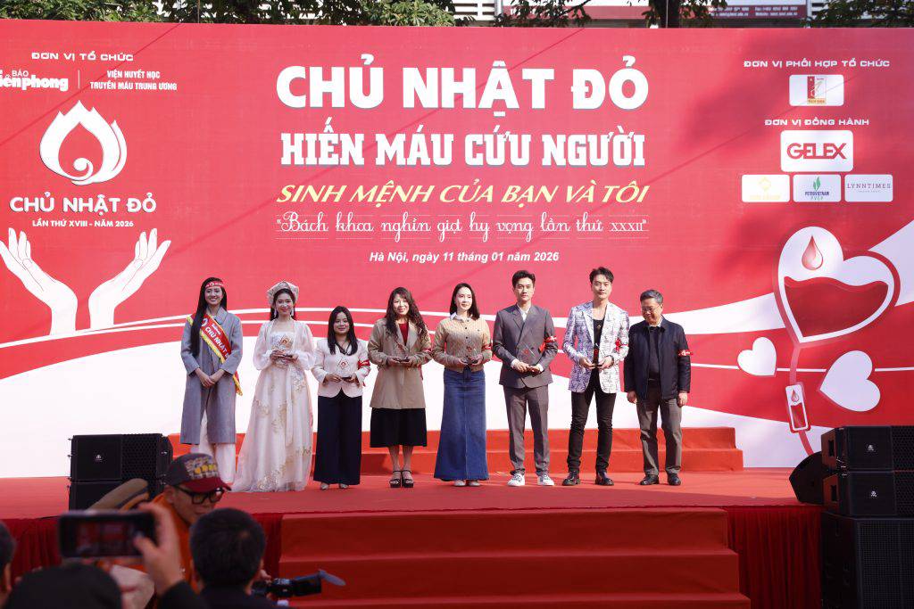 GELEX đồng hành cùng “Chủ Nhật Đỏ” 2026: lan tỏa giọt hồng nhân ái