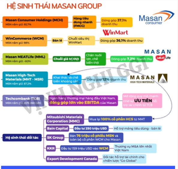 Toàn cảnh bức tranh tài chính của hệ sinh thái Masan Group