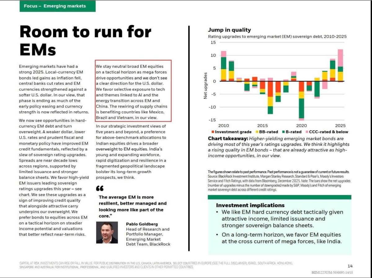 Trưa nay vừa đọc được một bài khá hay về BlackRock và Việt Nam. BlackRock (quỹ hơn 13.000 tỷ USD) vừa  ...