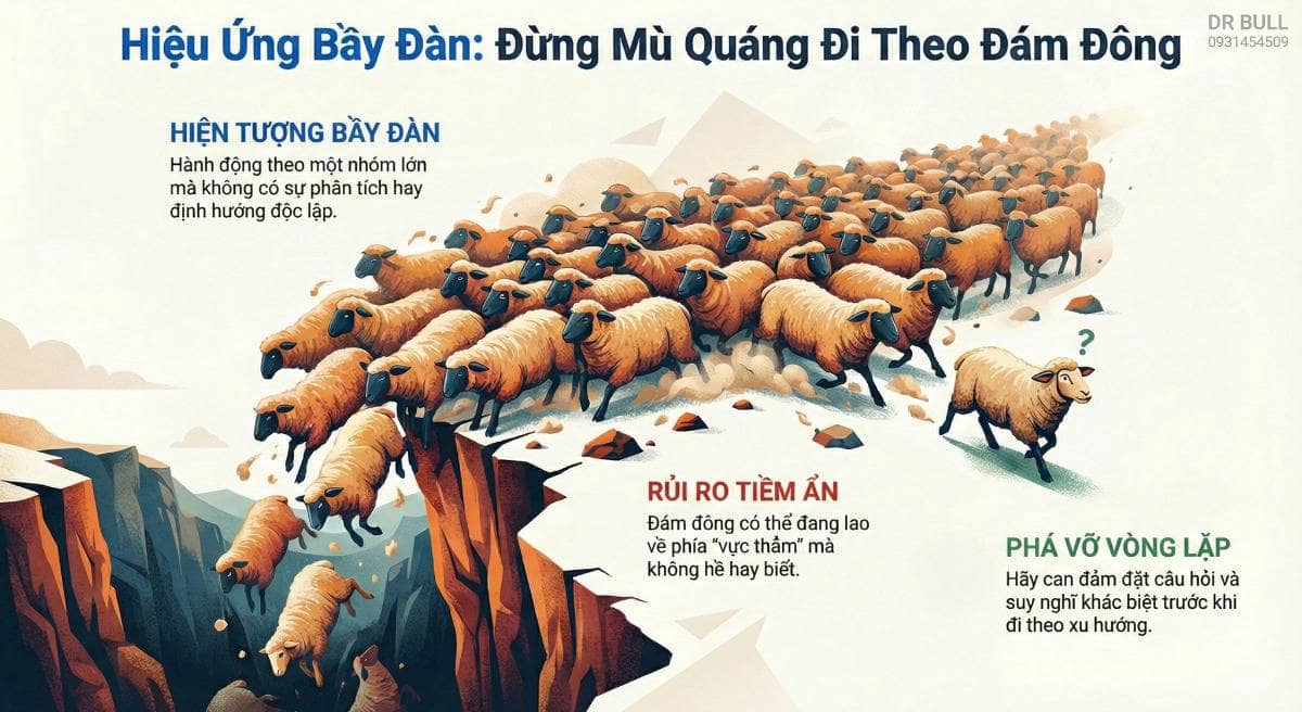 Nghịch lý chứng khoán: Tại sao đám đông luôn là người "đổ vỏ" cuối cùng?