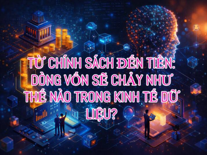 Từ chính sách đến tiền: Dòng vốn sẽ chảy như thế nào trong kinh tế dữ liệu?