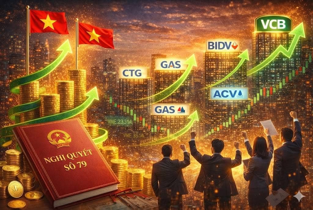 Nghị Quyết 79 “Mở Khóa” Kinh Tế Nhà Nước: Vì Sao Cổ Phiếu Vốn Nhà Nước Liên Tục Tăng Trần?