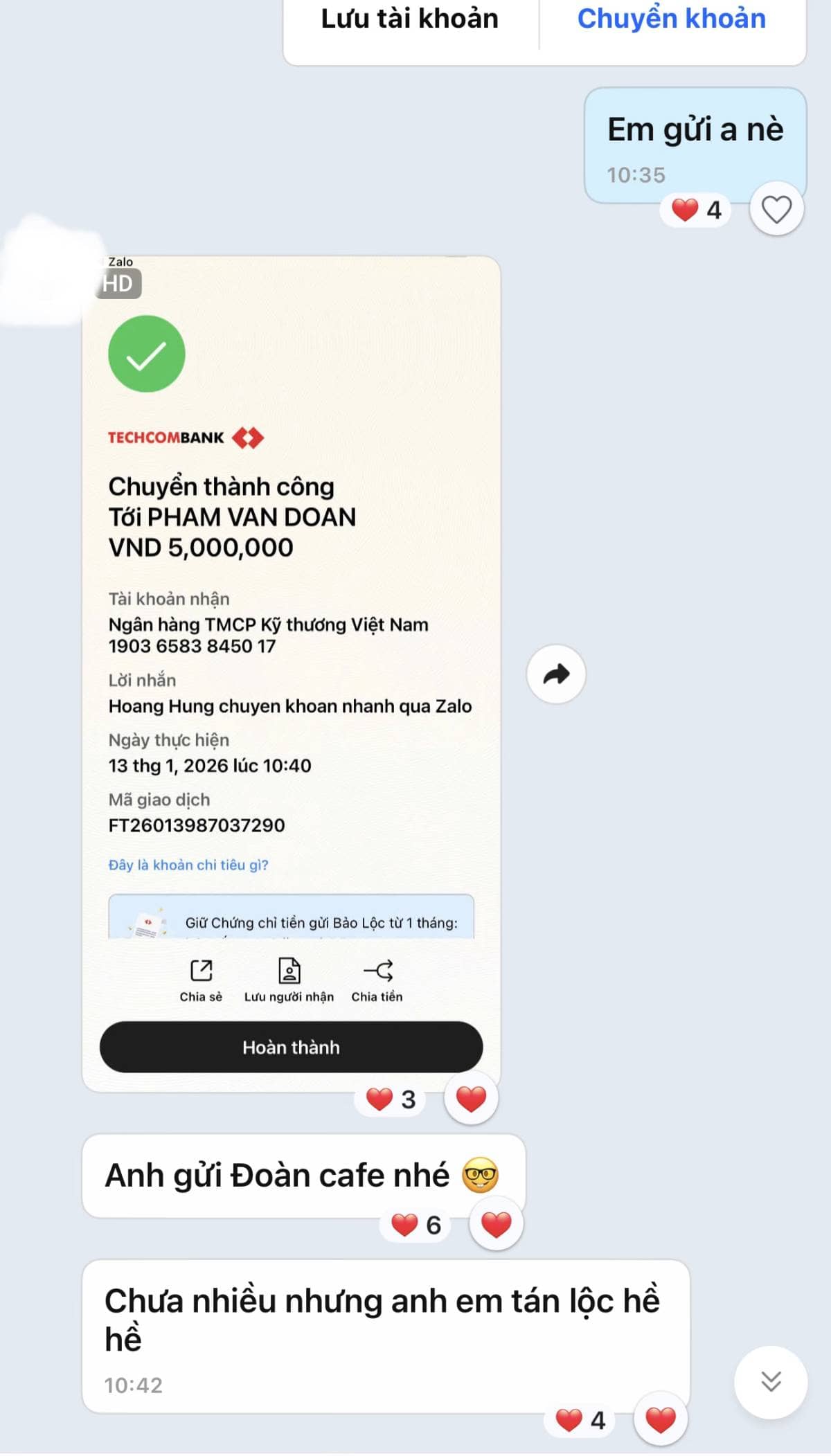CÁM ƠN 1 NGƯỜI ANH TIN TƯỞNG ĐOÀN TRÊN HÀNH TRÌNH ĐẦU TƯ SIÊU CỔ THẦN TÀI LỚN 2026 NÀY ☺️💟. #VGI #BID  ...