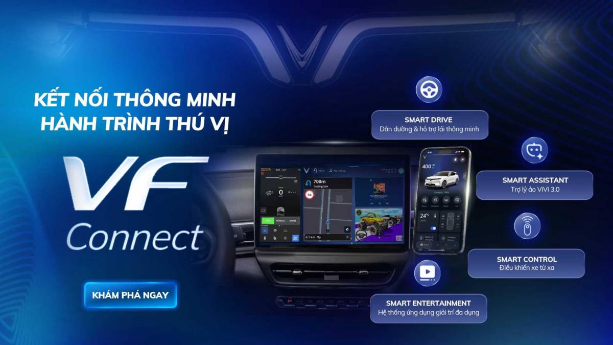 VinFast ra mắt gói dịch vụ thông minh VF CONNECT - nâng tầm trải nghiệm cá nhân hóa trên xe