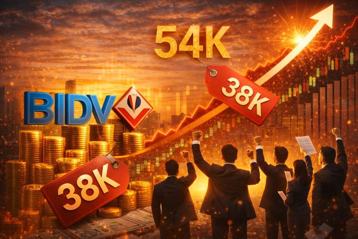 BID tăng trần liên tiếp, dòng tiền hưng phấn – nhưng “cá mập” mua cổ phần riêng lẻ giá thấp hơn 30%: Điều gì đang diễn ra?