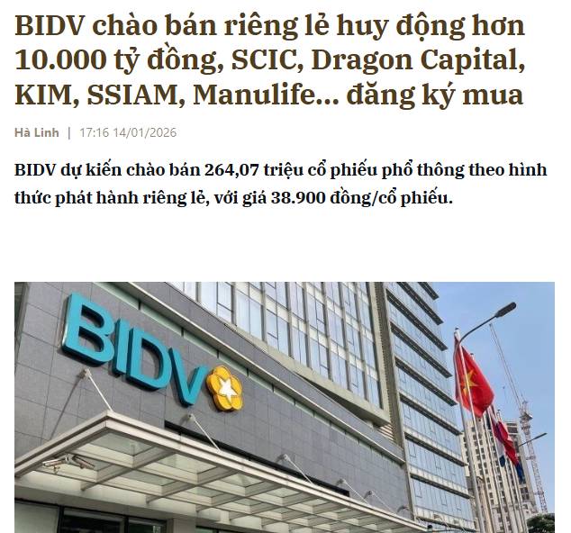 Lịch sử bán vốn ngân hàng BID, điều chưa có tiền lệ trong lịch sử an ninh tiền tệ Việt Nam?