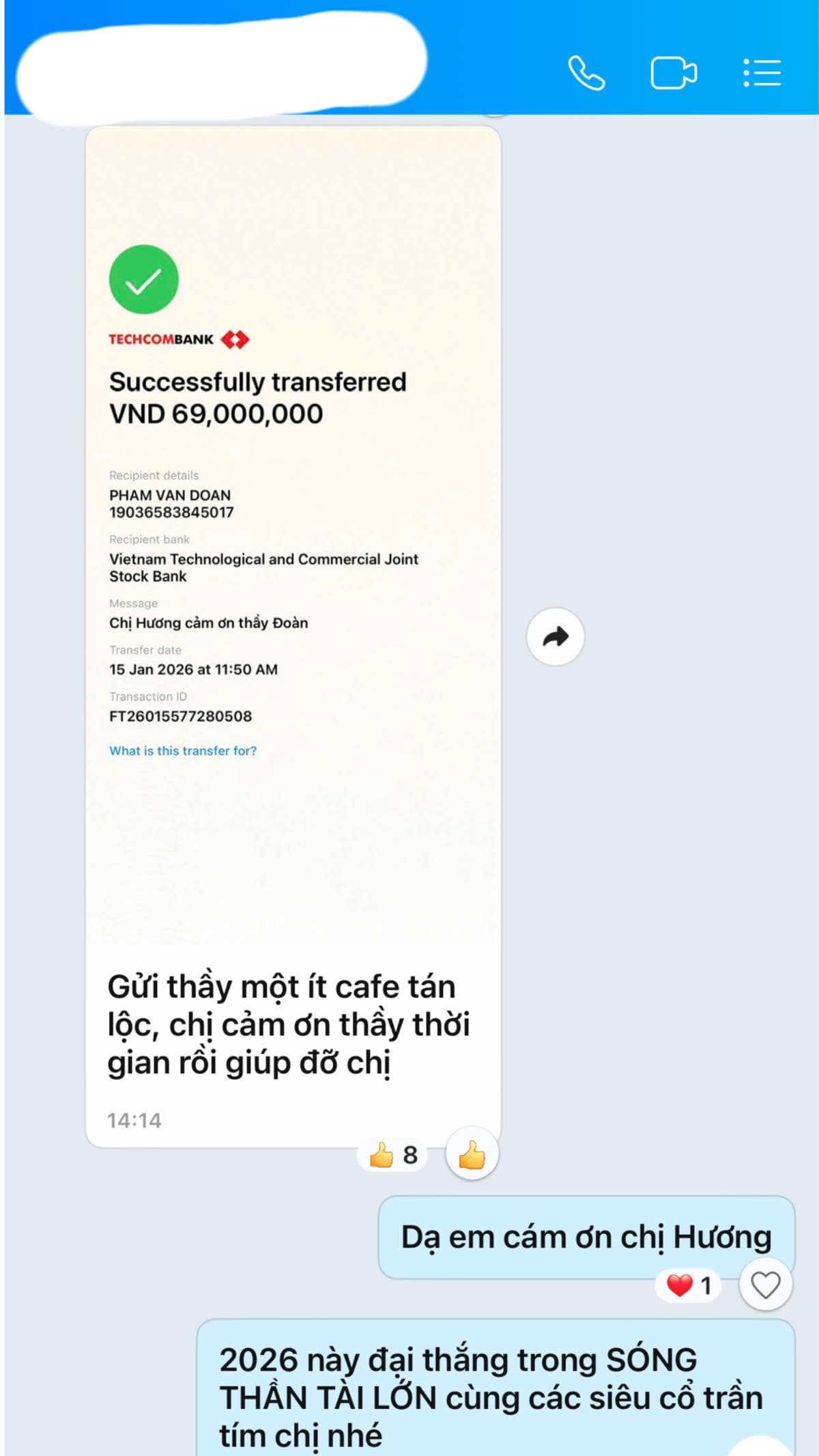 CÁM ƠN MÓN QUÀ CỦA CHỊ KHÁCH HÀNG DỄ THƯƠNG,. Đoàn chứ khuyến nghị bán mà chị đã chốt lời hết chơn rồi.  ...