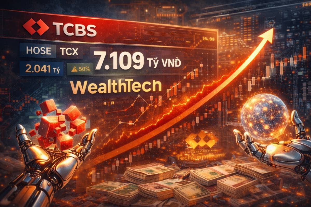 TCBS công bố lợi nhuận kỷ lục: Khi “cỗ máy WealthTech” bước vào pha tăng tốc thực sự
