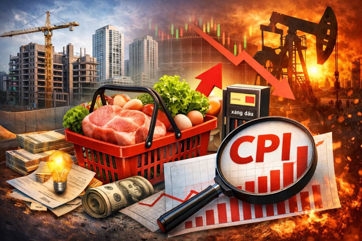 CPI đổi “ruột”: Nhà ở & thực phẩm áp đảo – Thị trường đang đánh giá thấp cú chuyển dịch vĩ mô này?
