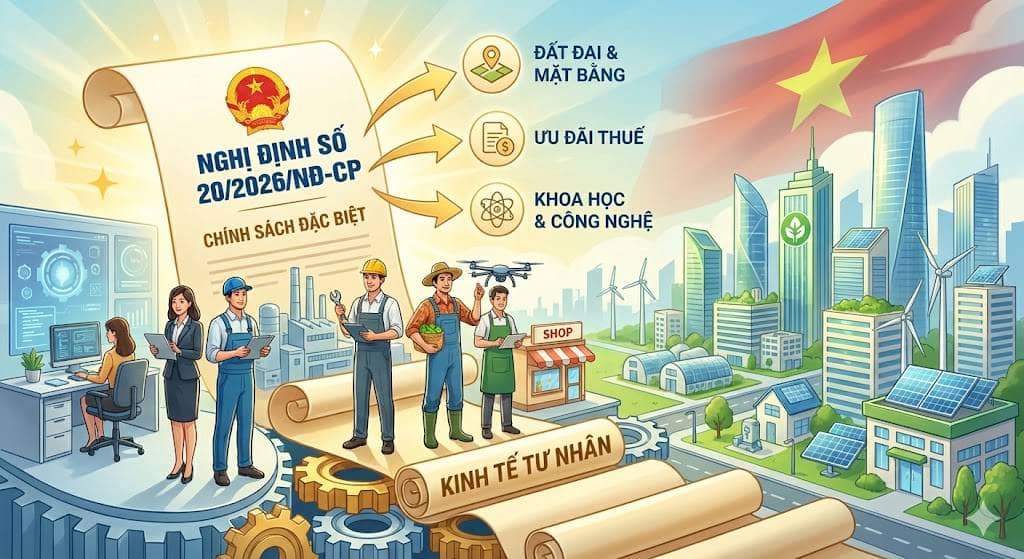 Phân tích chi tiết các nội dung trọng tâm của Nghị định số 20/2026/NĐ-CP