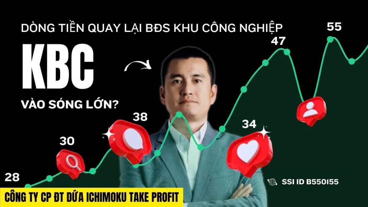 Chứng khoán hôm nay: Dòng tiền quay lại BĐS khu công nghiệp, KBC vào sóng lớn?
