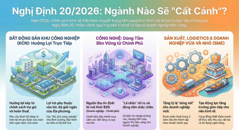Nghị định 20/2026/NĐ-CP: "Cú hích" tài khóa và diện mạo mới của nền kinh tế chính quy