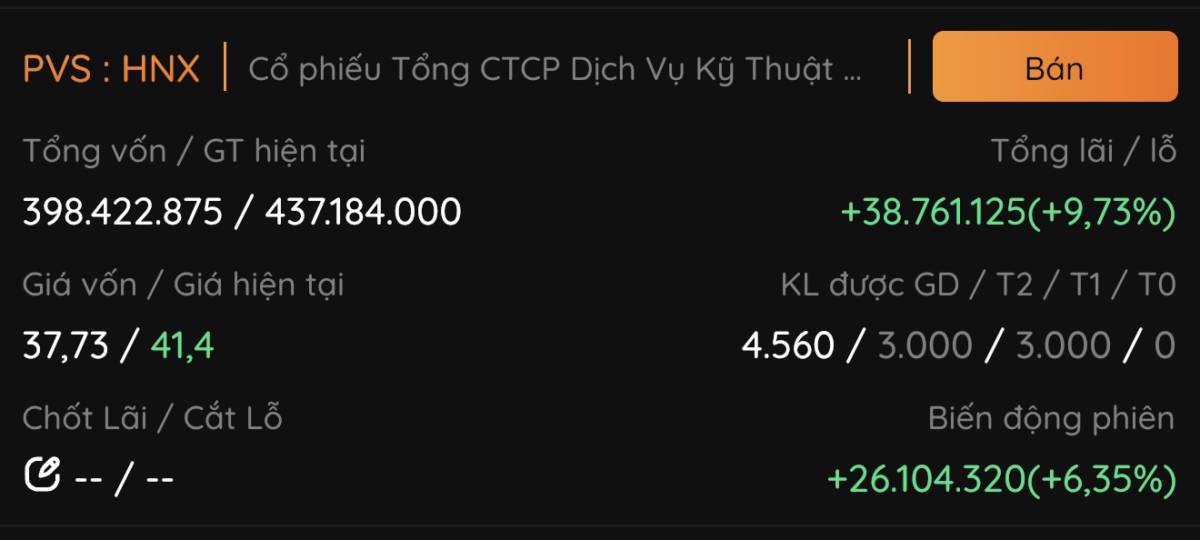 Tổng hợp phím hàng PVS siêu phẩm giá đáy ăn liền 8%.  ...
