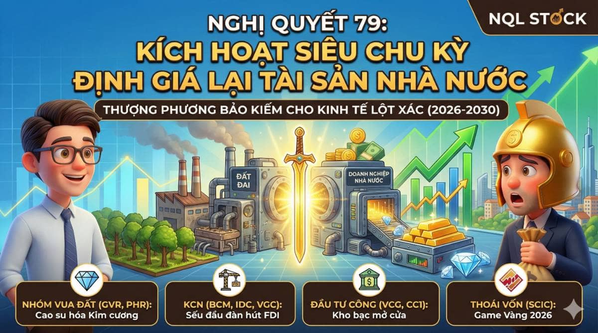 Báo cáo nghiên cứu chiến lược: Tác động của nghị quyết 79-NQ/TW đến cấu trúc kinh tế và làn sóng định giá lại cổ phiếu bất động sản nhà nước (2026-2030)