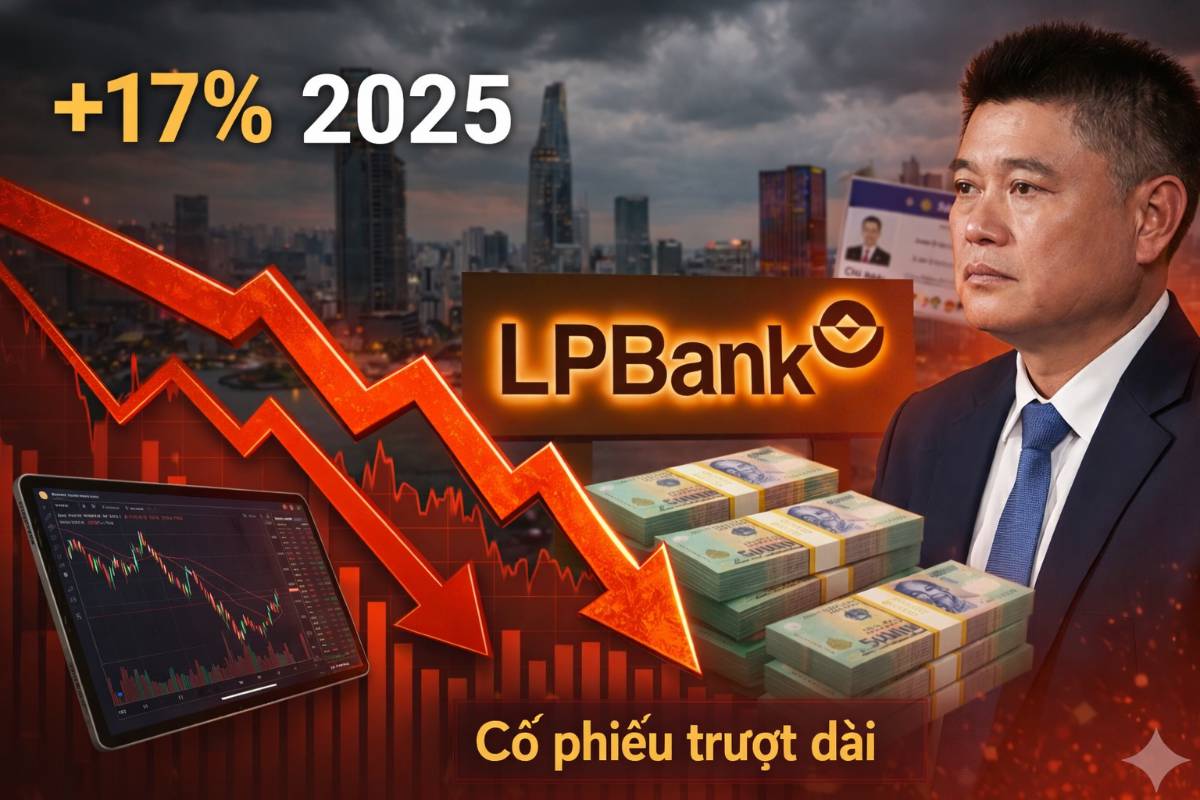 LPBank lãi kỷ lục nhưng cổ phiếu “trượt dốc”: Cựu Chủ tịch thoái vốn và câu hỏi về chất lượng tăng trưởng