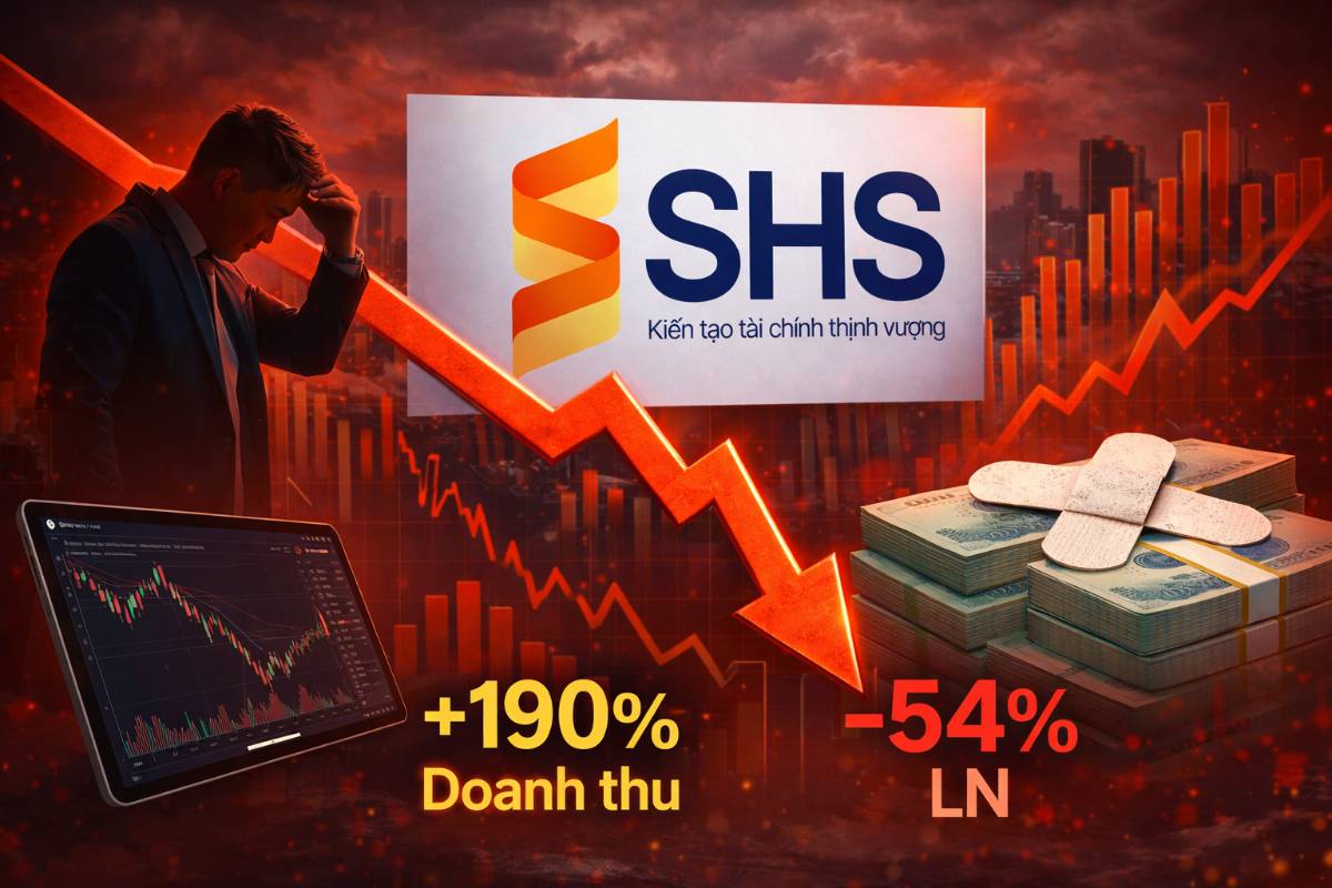 SHS Q4/2025: Doanh thu bùng nổ kỷ lục, nhưng vì sao lợi nhuận lại “đuối hơi”?