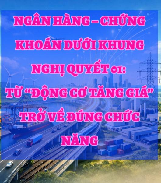 Ngân hàng – Chứng khoán dưới khung Nghị quyết 01: Từ “động cơ tăng giá” trở về đúng chức năng