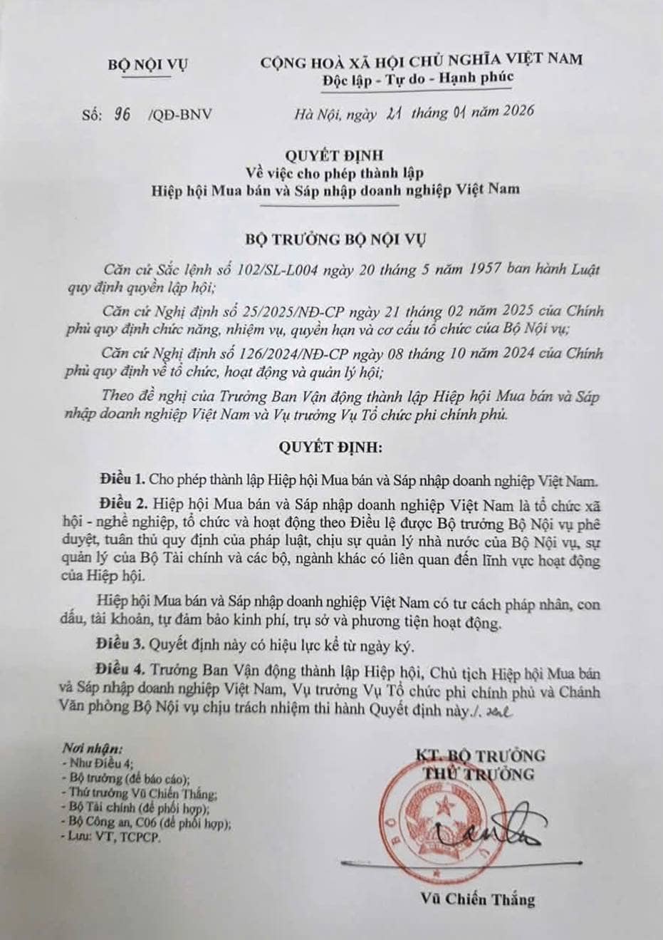 BAN VẬN ĐỘNG THÀNH LẬP HIỆP HỘI MUA BÁN VÀ SÁP NHẬP DOANH NGHIỆP VIỆT NAM. -. Ban Kết và Xúc tiến đầu  ...