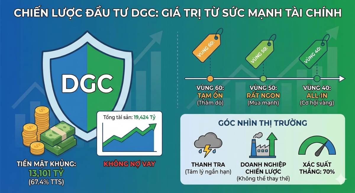DGC: khi "tiền mặt là vua" và cơ hội trong cơn biến động