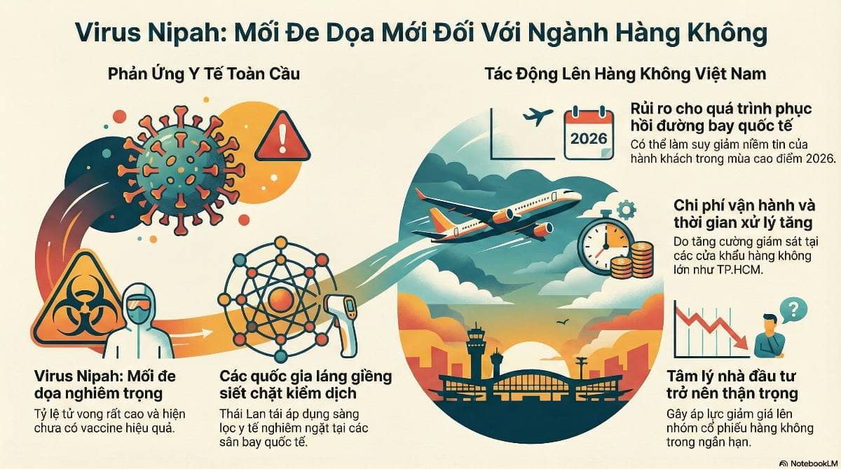 Chủ đề: Cập nhật Ngành Hàng không & Tác động của Virus Nipah