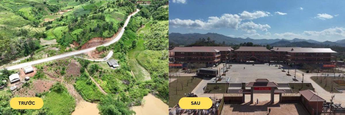 Hé lộ hình ảnh trường phổ thông nội trú liên cấp hiện đại bậc nhất vùng biên giới phía Bắc