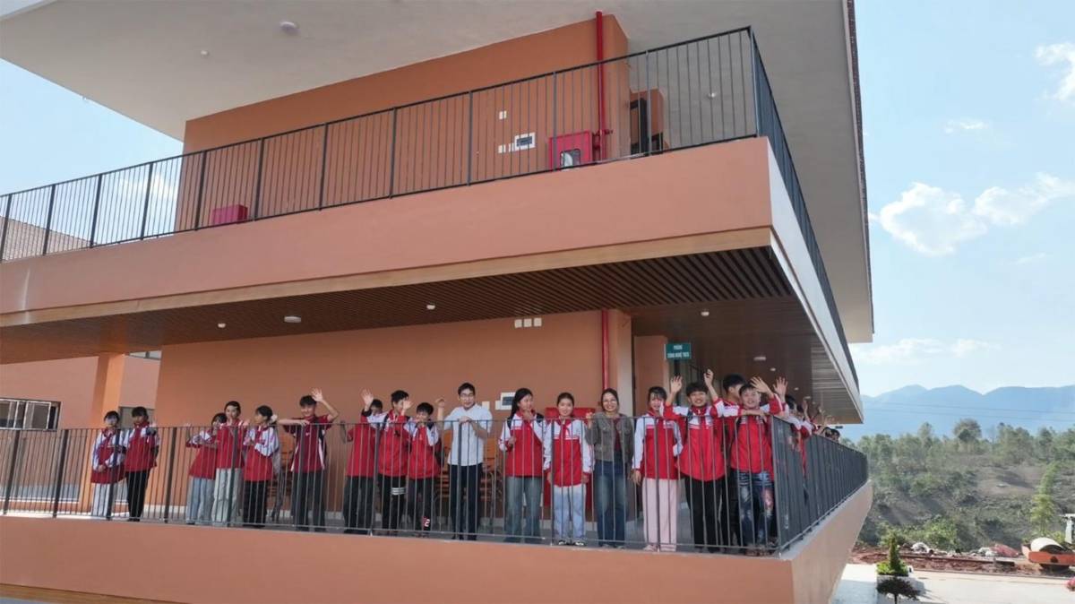 Hé lộ hình ảnh trường phổ thông nội trú liên cấp hiện đại bậc nhất vùng biên giới phía Bắc