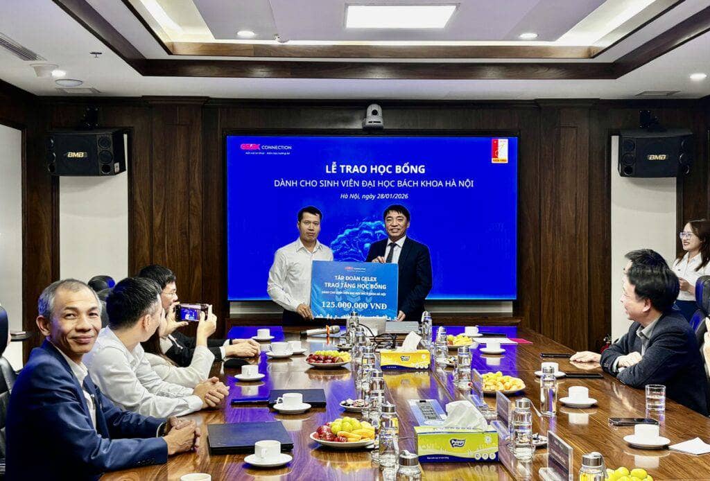 GELEX trao học bổng cho sinh viên tiêu biểu của Đại học Bách khoa Hà Nội