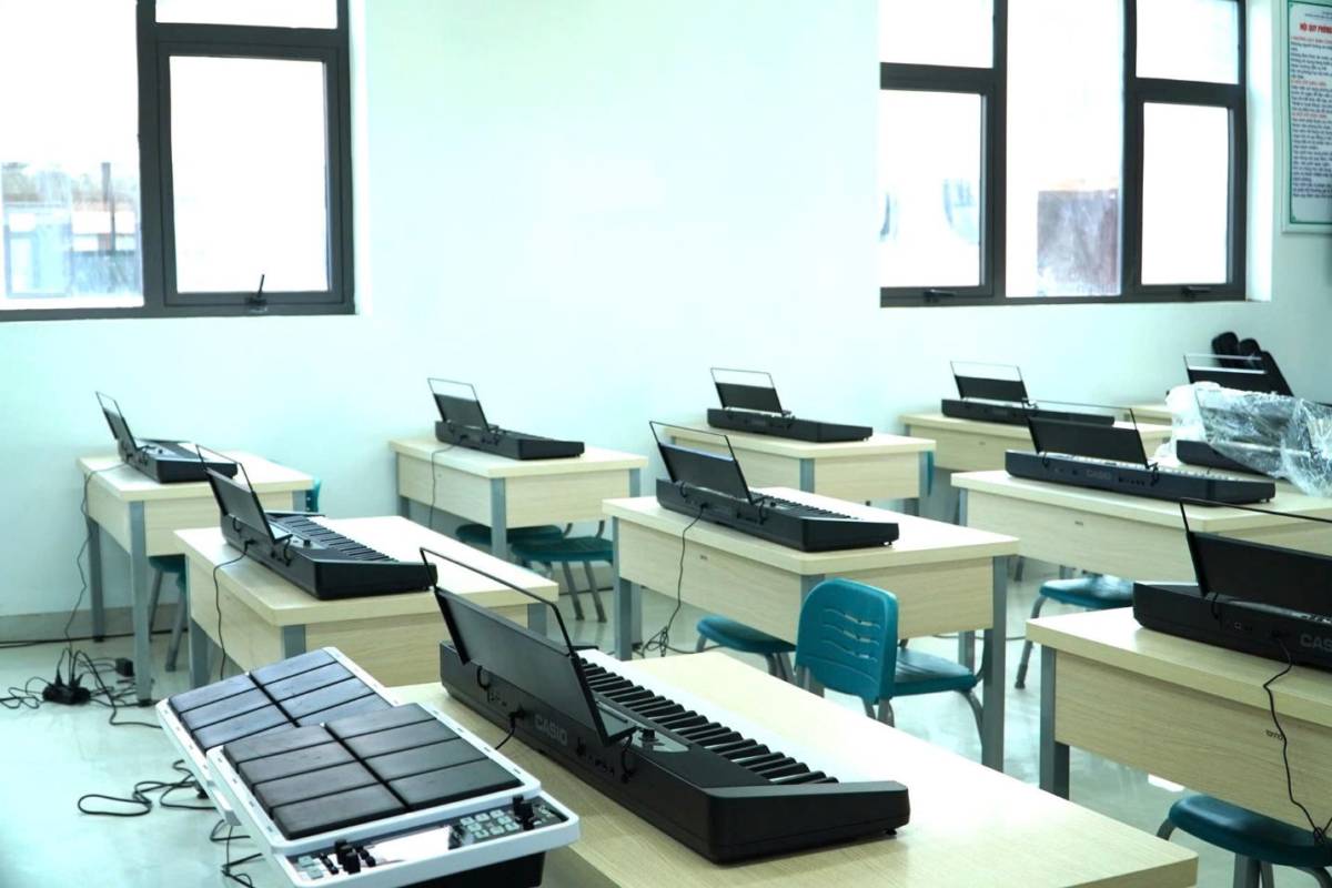 Cận cảnh phòng học “5 sao” tại trường liên cấp chuẩn quốc tế đầu tiên vùng biên giới Điện Biên