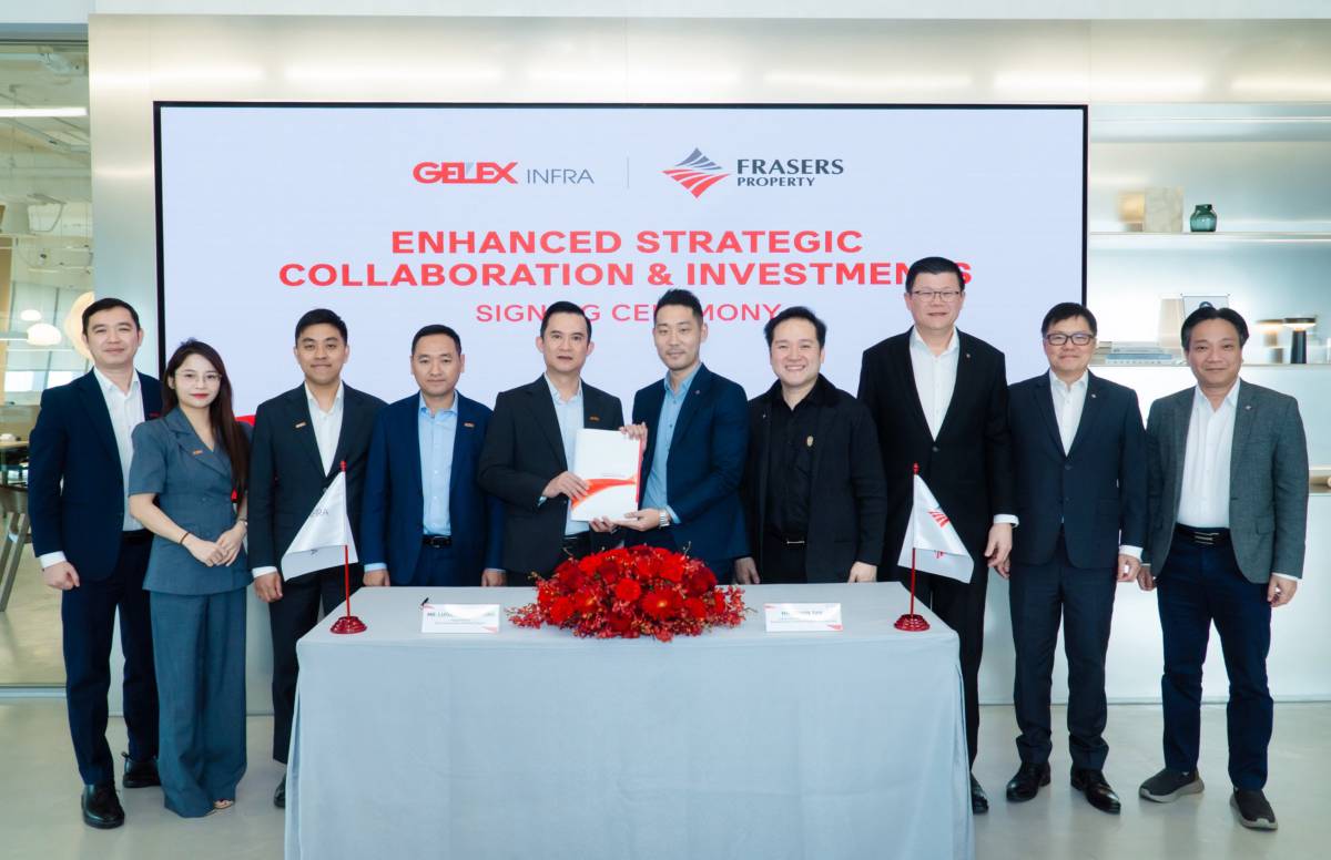 Hạ tầng GELEX và Frasers Property mở rộng hợp tác đầu tư chiến lược