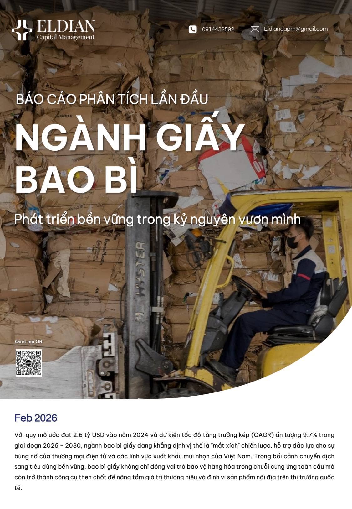 Phát triển bền vững trong kỷ nguyên vươn mình - Báo cáo phân tích lần đầu ngành giấy bao bì tại Việt Nam