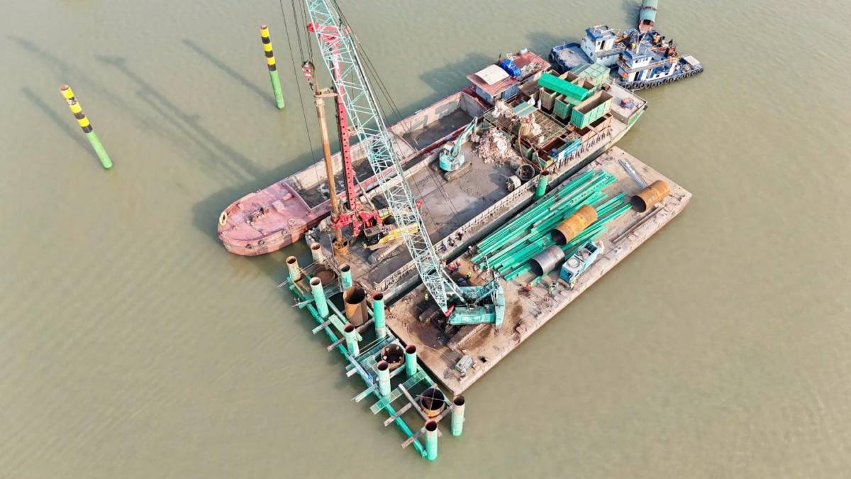 Dồn lực thi công cầu Trần Hưng Đạo, Sun Group đặt mục tiêu cán đích giữa năm 2027