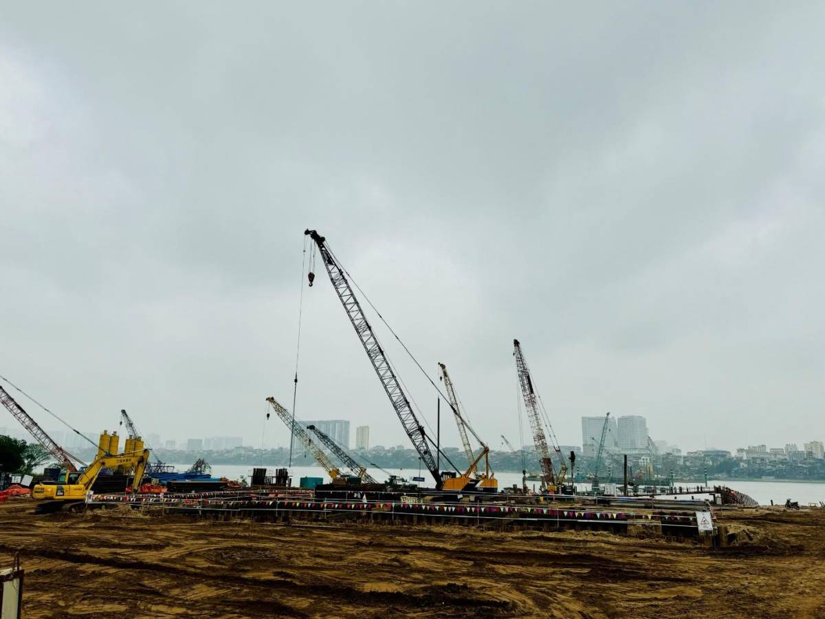 Dồn lực thi công cầu Trần Hưng Đạo, Sun Group đặt mục tiêu cán đích giữa năm 2027