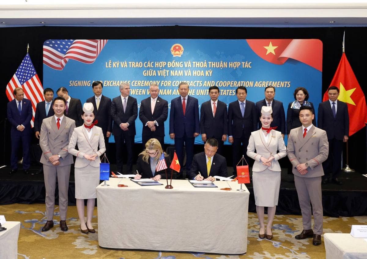 Boeing và Sun PhuQuoc Airways ký kết thỏa thuận mua 40 tàu bay Boeing 787-9 Dreamliner